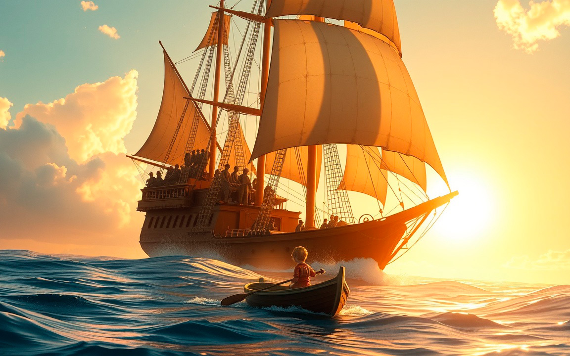 Корабль застывших моряков